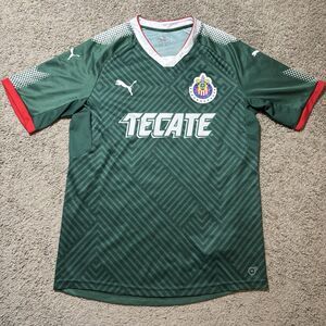 Puma CD Guadalajara Soccer Jersey Green 2017 2018 3rd Kit Men’s M Liga MX Tecate